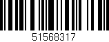 Código de barras (EAN, GTIN, SKU, ISBN): '51568317'