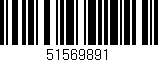 Código de barras (EAN, GTIN, SKU, ISBN): '51569891'