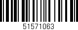 Código de barras (EAN, GTIN, SKU, ISBN): '51571063'