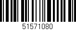 Código de barras (EAN, GTIN, SKU, ISBN): '51571080'