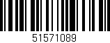 Código de barras (EAN, GTIN, SKU, ISBN): '51571089'