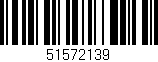 Código de barras (EAN, GTIN, SKU, ISBN): '51572139'