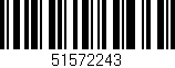 Código de barras (EAN, GTIN, SKU, ISBN): '51572243'