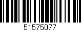 Código de barras (EAN, GTIN, SKU, ISBN): '51575077'