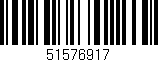 Código de barras (EAN, GTIN, SKU, ISBN): '51576917'