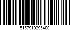 Código de barras (EAN, GTIN, SKU, ISBN): '5157919296408'