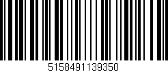 Código de barras (EAN, GTIN, SKU, ISBN): '5158491139350'