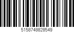 Código de barras (EAN, GTIN, SKU, ISBN): '5158748828549'