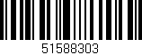Código de barras (EAN, GTIN, SKU, ISBN): '51588303'
