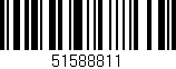 Código de barras (EAN, GTIN, SKU, ISBN): '51588811'
