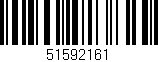 Código de barras (EAN, GTIN, SKU, ISBN): '51592161'