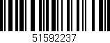 Código de barras (EAN, GTIN, SKU, ISBN): '51592237'