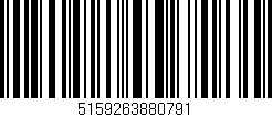 Código de barras (EAN, GTIN, SKU, ISBN): '5159263880791'
