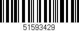Código de barras (EAN, GTIN, SKU, ISBN): '51593429'