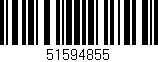 Código de barras (EAN, GTIN, SKU, ISBN): '51594855'