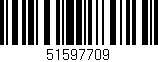 Código de barras (EAN, GTIN, SKU, ISBN): '51597709'