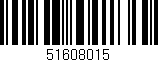 Código de barras (EAN, GTIN, SKU, ISBN): '51608015'