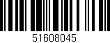 Código de barras (EAN, GTIN, SKU, ISBN): '51608045'