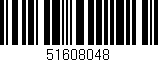 Código de barras (EAN, GTIN, SKU, ISBN): '51608048'