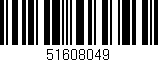 Código de barras (EAN, GTIN, SKU, ISBN): '51608049'