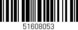 Código de barras (EAN, GTIN, SKU, ISBN): '51608053'