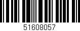 Código de barras (EAN, GTIN, SKU, ISBN): '51608057'
