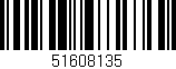 Código de barras (EAN, GTIN, SKU, ISBN): '51608135'