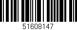 Código de barras (EAN, GTIN, SKU, ISBN): '51608147'