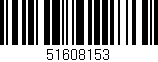 Código de barras (EAN, GTIN, SKU, ISBN): '51608153'