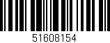 Código de barras (EAN, GTIN, SKU, ISBN): '51608154'