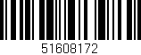 Código de barras (EAN, GTIN, SKU, ISBN): '51608172'