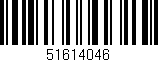 Código de barras (EAN, GTIN, SKU, ISBN): '51614046'