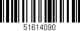 Código de barras (EAN, GTIN, SKU, ISBN): '51614090'