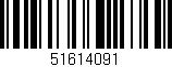 Código de barras (EAN, GTIN, SKU, ISBN): '51614091'