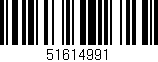 Código de barras (EAN, GTIN, SKU, ISBN): '51614991'