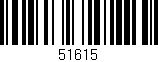 Código de barras (EAN, GTIN, SKU, ISBN): '51615'