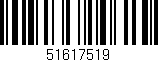Código de barras (EAN, GTIN, SKU, ISBN): '51617519'