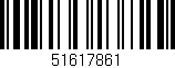 Código de barras (EAN, GTIN, SKU, ISBN): '51617861'