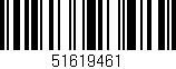 Código de barras (EAN, GTIN, SKU, ISBN): '51619461'
