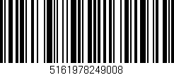Código de barras (EAN, GTIN, SKU, ISBN): '5161978249008'