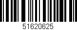 Código de barras (EAN, GTIN, SKU, ISBN): '51620625'