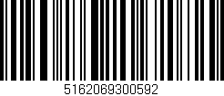 Código de barras (EAN, GTIN, SKU, ISBN): '5162069300592'