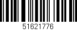 Código de barras (EAN, GTIN, SKU, ISBN): '51621776'