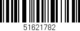 Código de barras (EAN, GTIN, SKU, ISBN): '51621782'