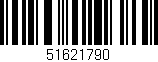 Código de barras (EAN, GTIN, SKU, ISBN): '51621790'