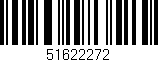 Código de barras (EAN, GTIN, SKU, ISBN): '51622272'