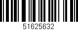 Código de barras (EAN, GTIN, SKU, ISBN): '51625632'