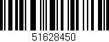 Código de barras (EAN, GTIN, SKU, ISBN): '51628450'
