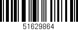 Código de barras (EAN, GTIN, SKU, ISBN): '51629864'