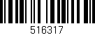 Código de barras (EAN, GTIN, SKU, ISBN): '516317'
